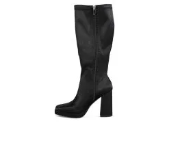 Women's Rag & Co Cantata Knee High Heeled Boots -Combat Shop 3 488