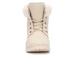 Girls' Olivia Miller Little Kid & Big Kid Odessa Lace-Up Boots -Combat Shop 4 177