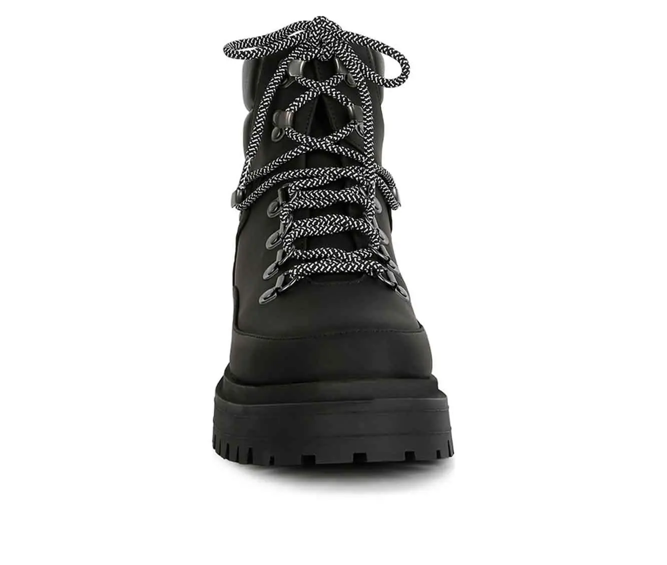 Women's London Rag Goliath Chunky Lace Up Booties 7 Women's London Rag Goliath Chunky Lace Up Booties - Image 5