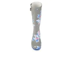 Women's Journee Collection Mist Rain Boots -Combat Shop 4 266