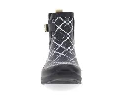 Women's Western Chief Dot Plaid Chelsea Rain Boots -Combat Shop 4 287