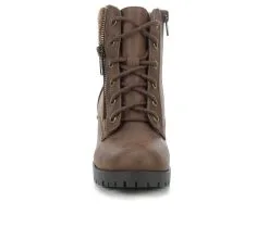 Girls' Unr8ed Little Kid & Big Kid Regina Heeled Boots -Combat Shop 4 78