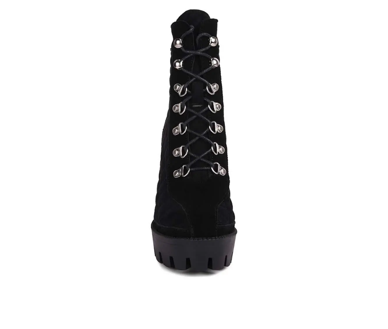 Women's Rag & Co Yoko Heeled Lace Up Booties 7 Women's Rag & Co Yoko Heeled Lace Up Booties - Image 5