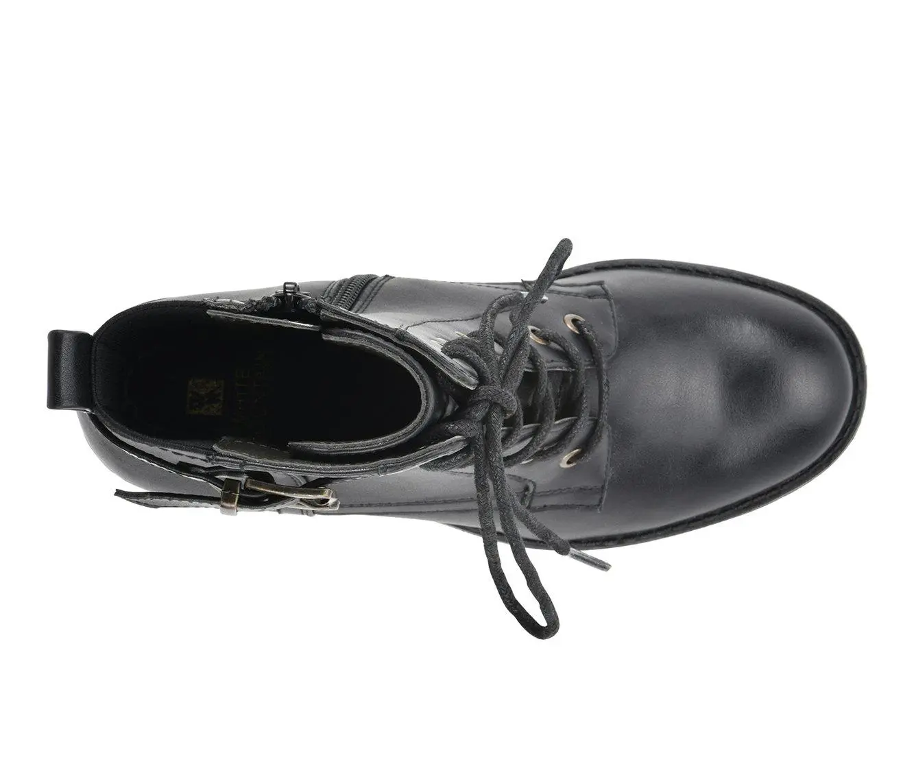 Women's White Mountain Bradley Lace Up Heeled Booties 8 Women's White Mountain Bradley Lace Up Heeled Booties - Image 6