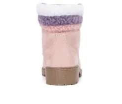 Girls' Olivia Miller Little Kid & Big Kid Cecilia Lace-Up Boots -Combat Shop 5 66